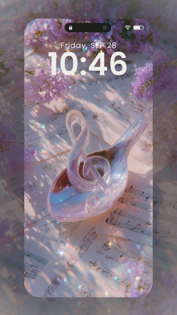 紫色系統の壁紙②（SARAサインありなしミックス）20枚