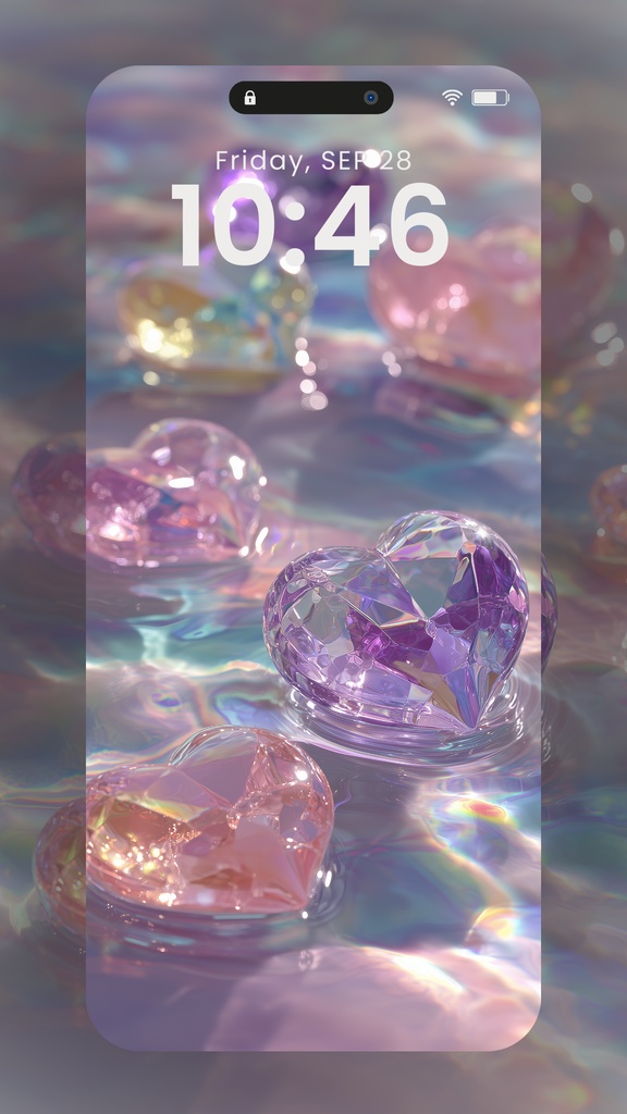 紫色系統の壁紙②(SARAサインありなしミックス)20枚