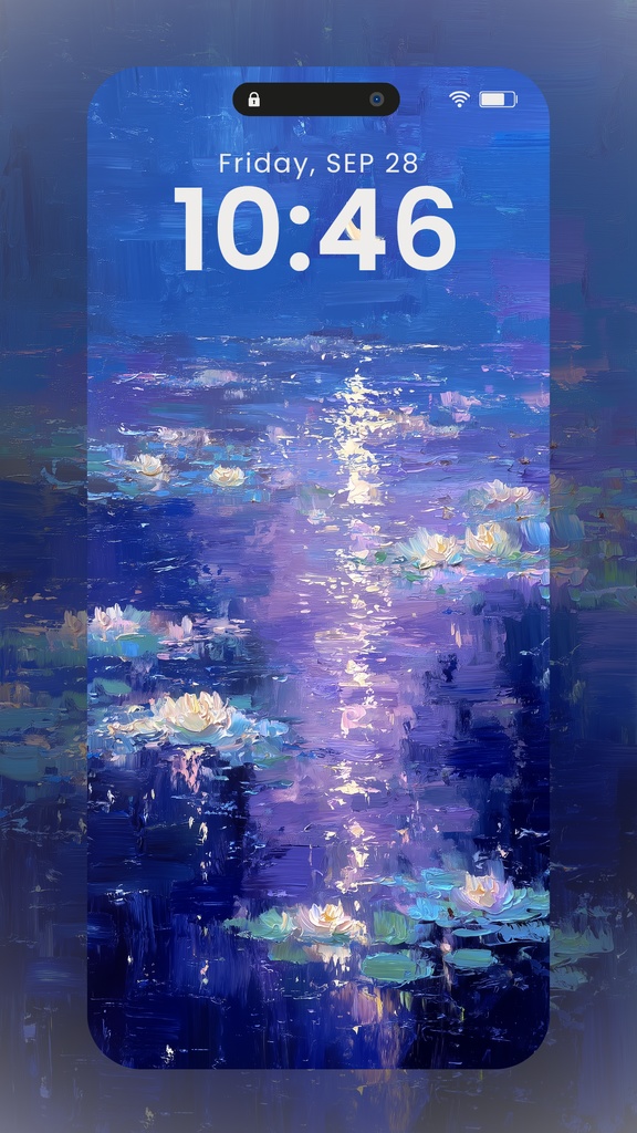 紫色系統の壁紙②(SARAサインありなしミックス)14枚