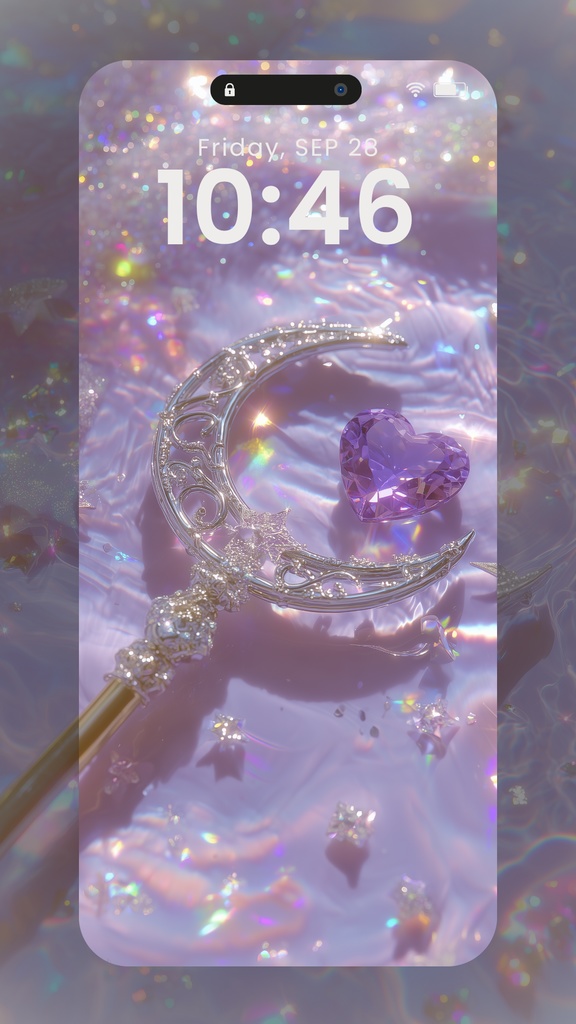 紫色系統の壁紙②(SARAサインありなしミックス)20枚