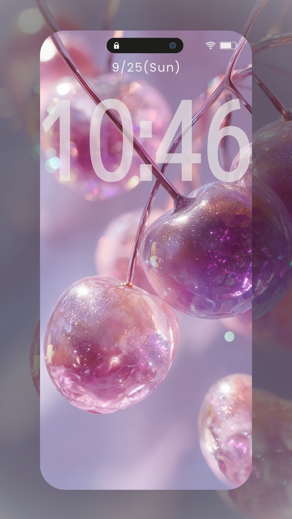 紫色系統の壁紙②(SARAサインありなしミックス)20枚