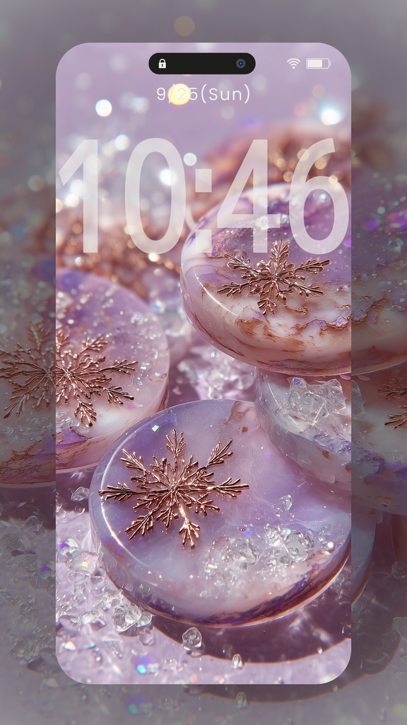 紫色系統の壁紙②(SARAサインありなしミックス)20枚