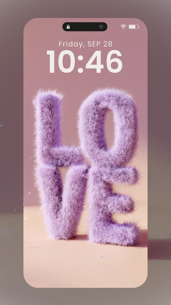 紫色系統の壁紙②(SARAサインありなしミックス)14枚