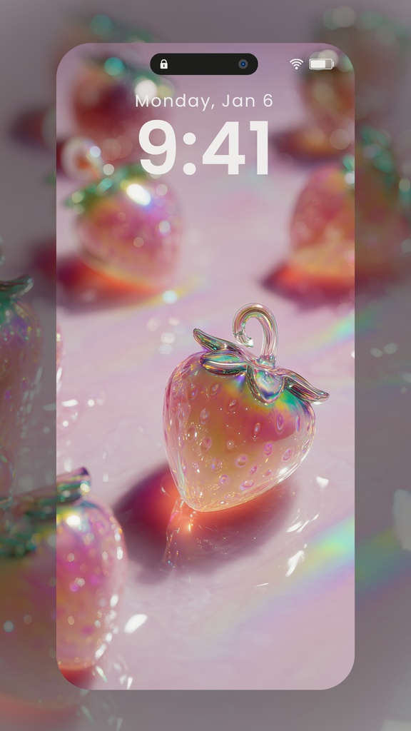 きらきらフルーツの壁紙(SARAサインなし)15枚