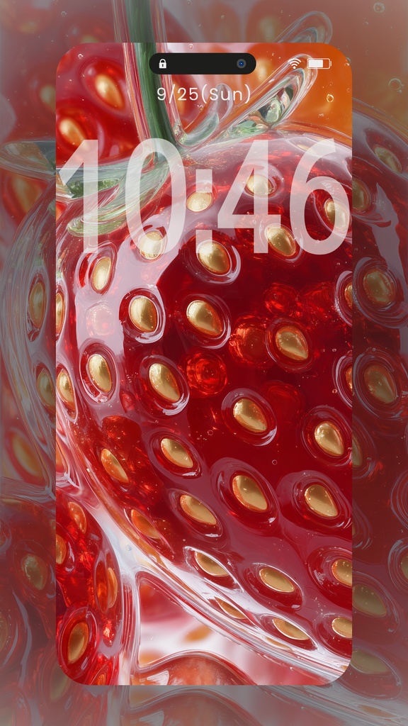 きらきらフルーツの壁紙(SARAサインなし)15枚