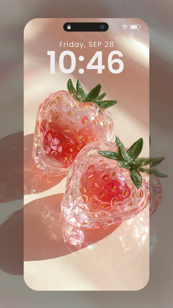 きらきらフルーツの壁紙(SARAサインなし)15枚