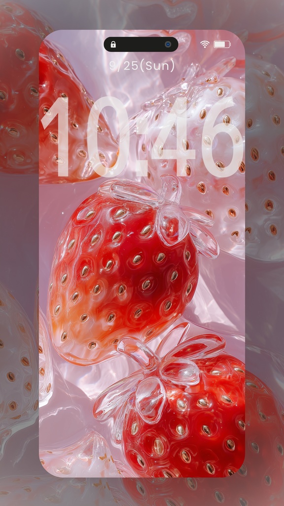 きらきらフルーツの壁紙（SARAサインなし）１５枚