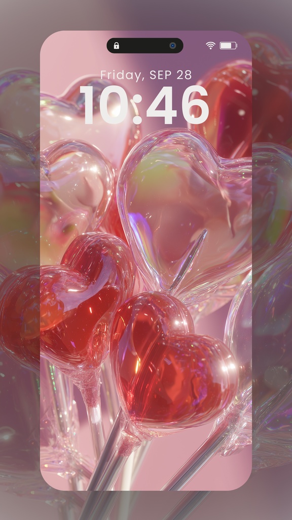 赤系統の壁紙②(SARAさいんなし)14枚