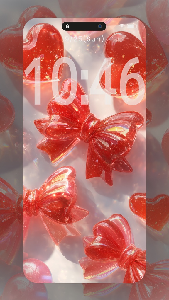 赤系統の壁紙②(SARAさいんなし)14枚