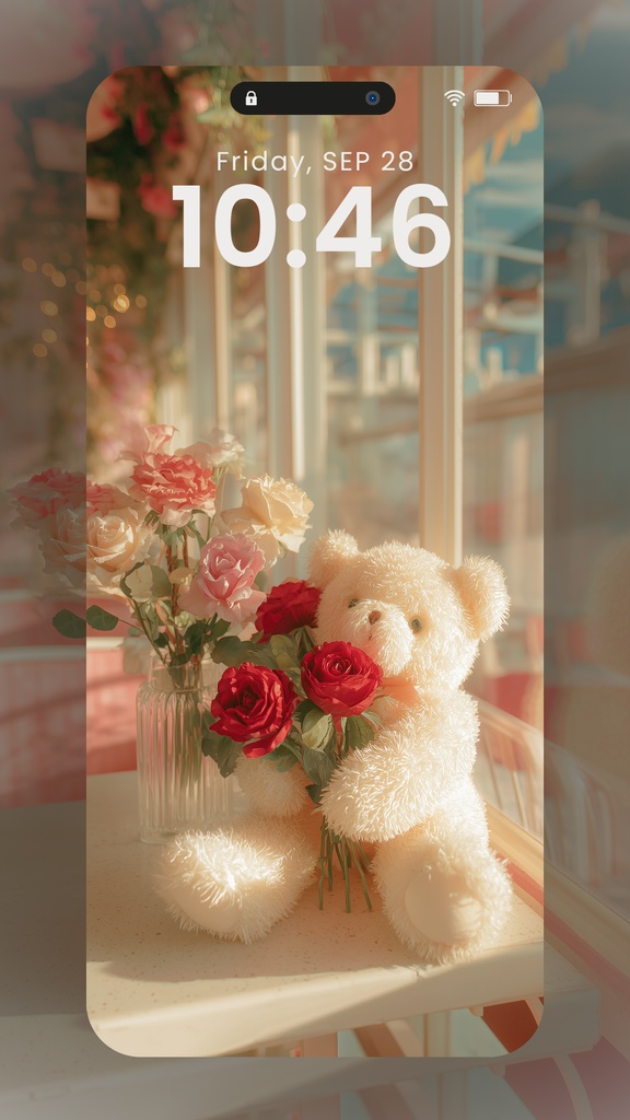 赤系統の壁紙②(SARAさいんなし)14枚