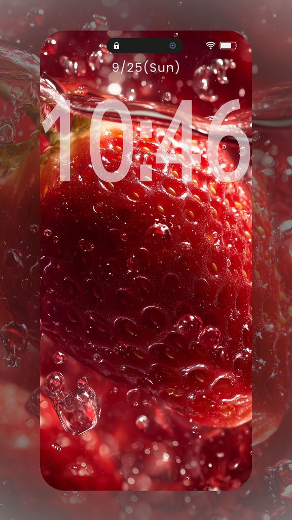 赤系統の壁紙②(SARAさいんなし)14枚