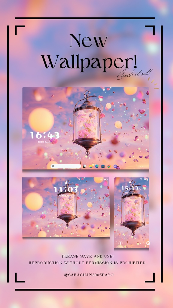 パソコン・タブレット用紫系統壁紙30枚