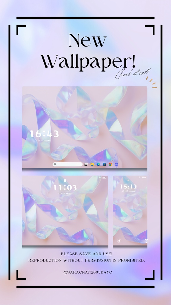 パソコン・タブレット用紫系統壁紙30枚