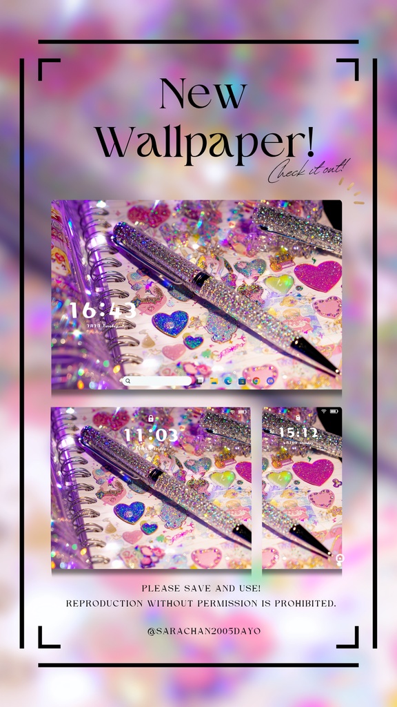 パソコン・タブレット用紫系統壁紙30枚