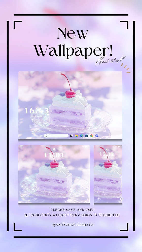 パソコン・タブレット用紫系統壁紙30枚