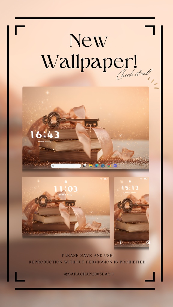 パソコン・タブレット用黄色系統壁紙15枚