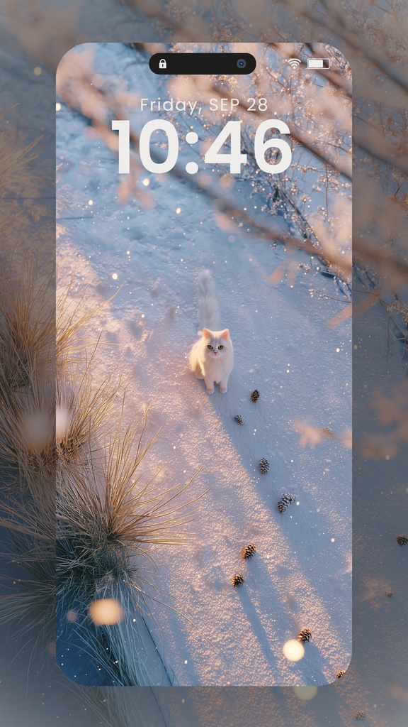冬っぽいスマホ壁紙(SARAサインなし)7枚