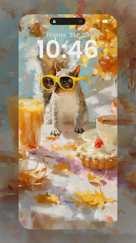 絵画風の動物たち(SARAサインなし)20枚