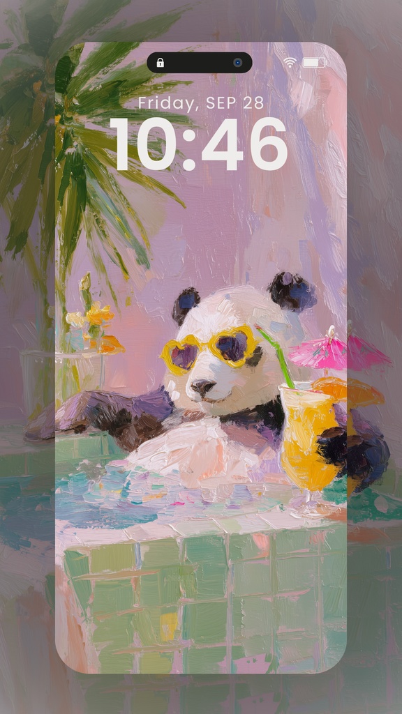 絵画風の動物たち(SARAサインなし)20枚