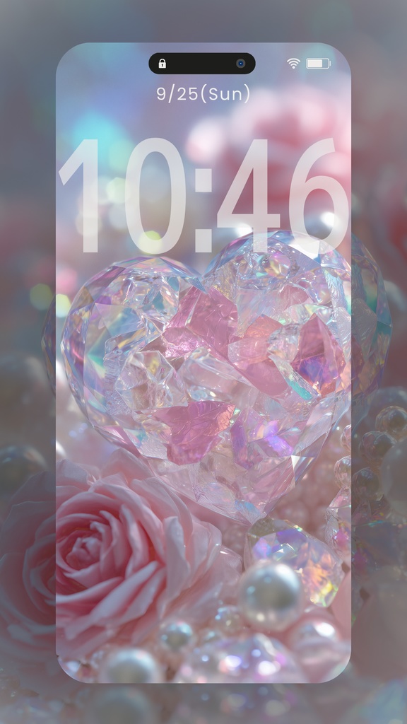 ピンク系統の壁紙(SARAサインなし)10枚