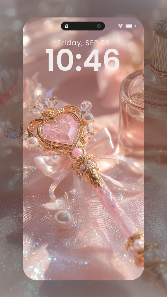 ピンク系統の壁紙(SARAサインなし)21枚