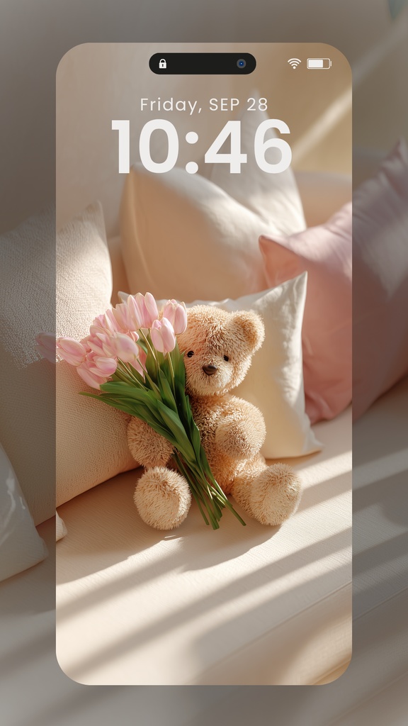 ピンク系統の壁紙（SARAサインなし）10枚