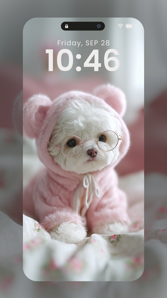 ピンク系統の壁紙(SARAサインなし)10枚