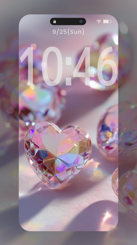 ピンク系統の壁紙(SARAサインなし)10枚