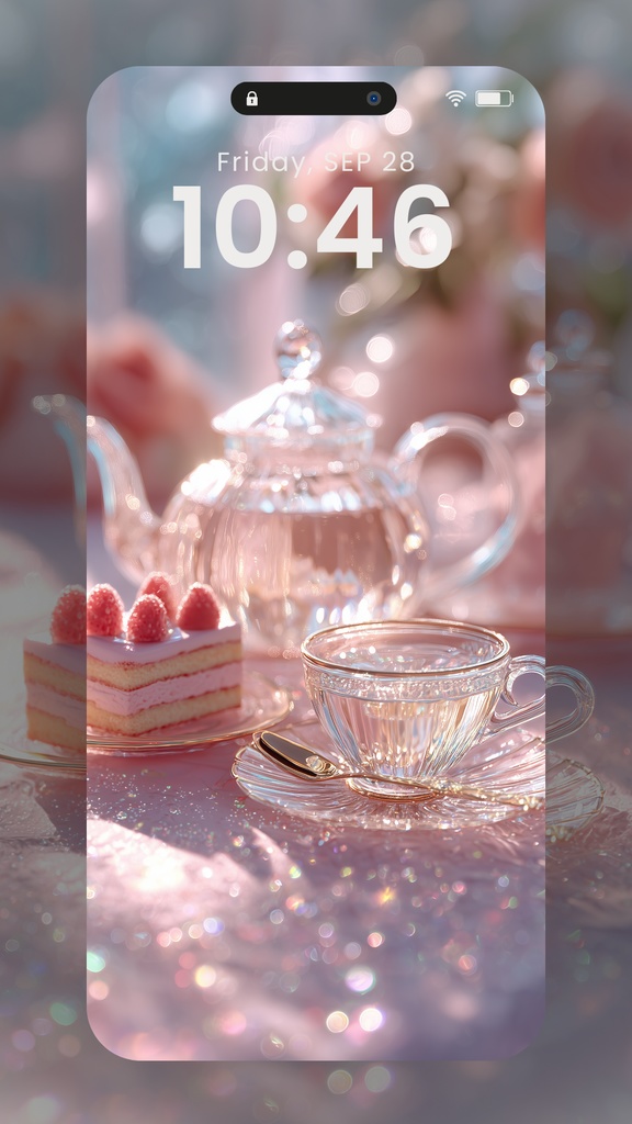 ピンク系統の壁紙(SARAサインなし)21枚