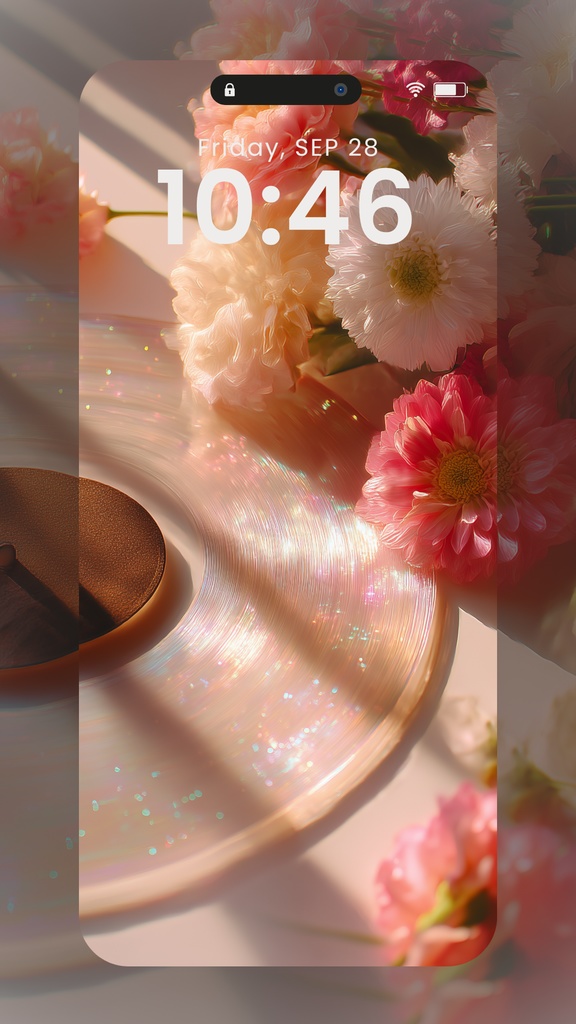 ピンク系統の壁紙(SARAサインなし)21枚