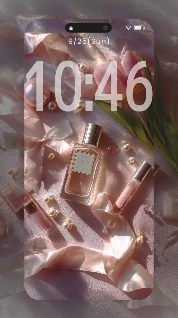 ピンク系統の壁紙(SARAサインなし)21枚