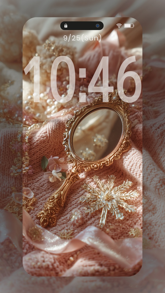 ピンク系統の壁紙(SARAサインなし)10枚