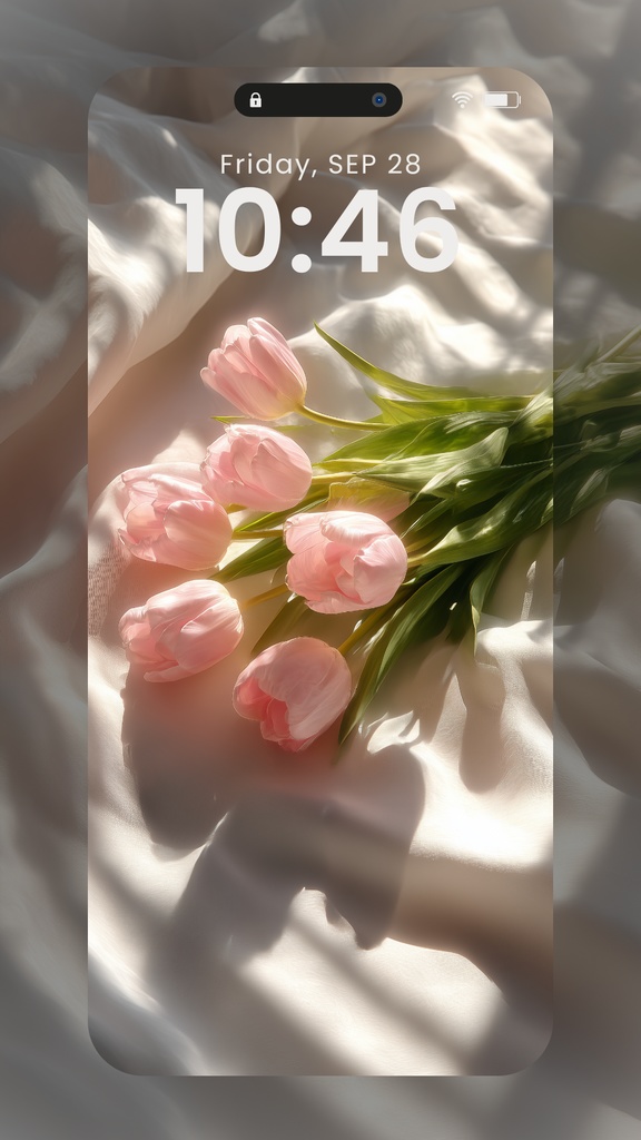 ピンク系統の壁紙(SARAサインなし)21枚