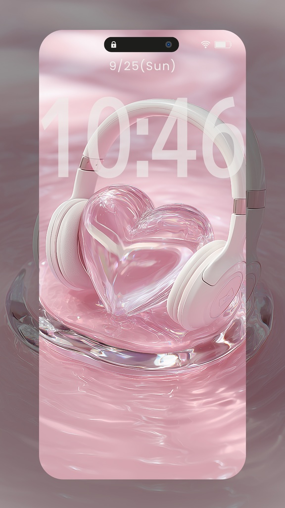 指先で触れたくなるような淡い光の粒イメージの壁紙(SARAサインなし10枚)