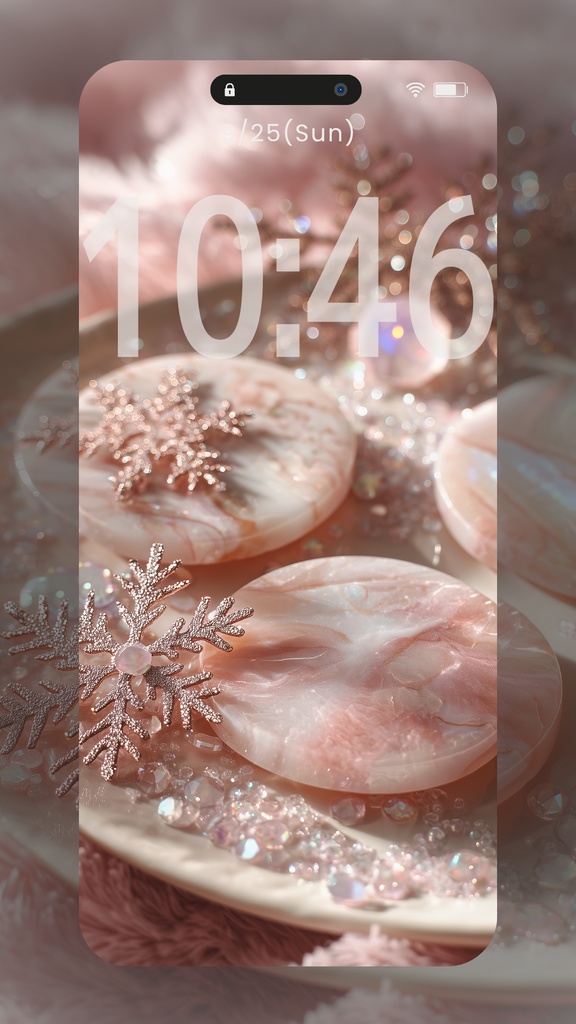 指先で触れたくなるような淡い光の粒イメージの壁紙(SARAサインなし10枚)