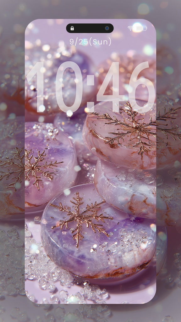 指先で触れたくなるような淡い光の粒イメージの壁紙(SARAサインなし10枚)