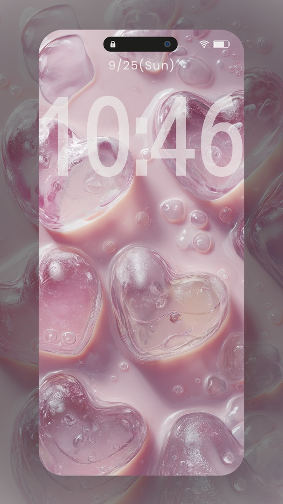 指先で触れたくなるような淡い光の粒イメージの壁紙(SARAサインなし10枚)