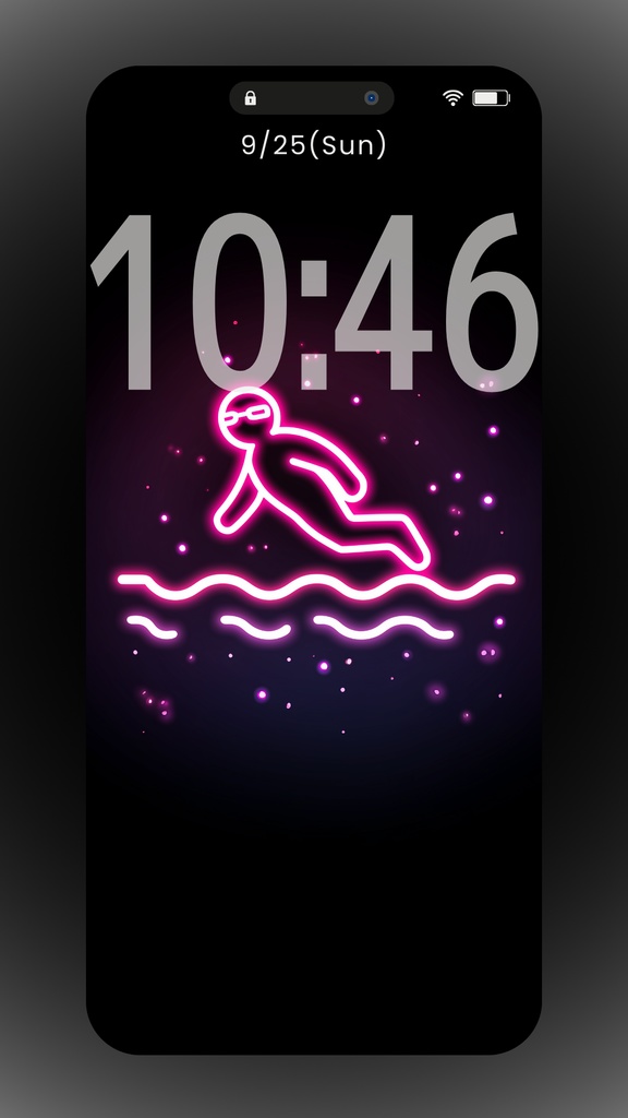 ネオン系部活アイコン(SARAサインなし)19枚