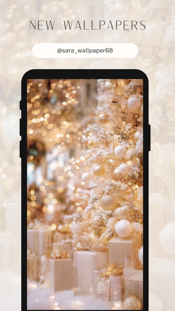 クリスマスの壁紙②(SARAサインなし)8枚