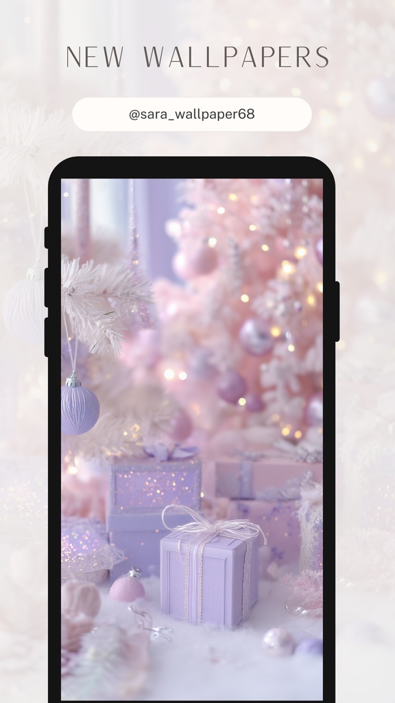 クリスマスの壁紙②(SARAサインなし)8枚