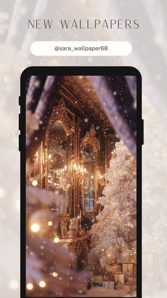 クリスマスの壁紙②(SARAサインなし)8枚