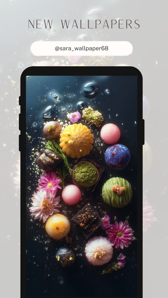 和菓子の壁紙(SARAサインなし)11枚