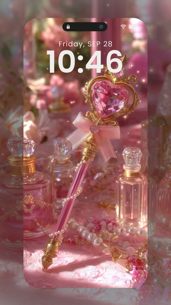 ぴんく系統の壁紙(SARAサインなし)9枚