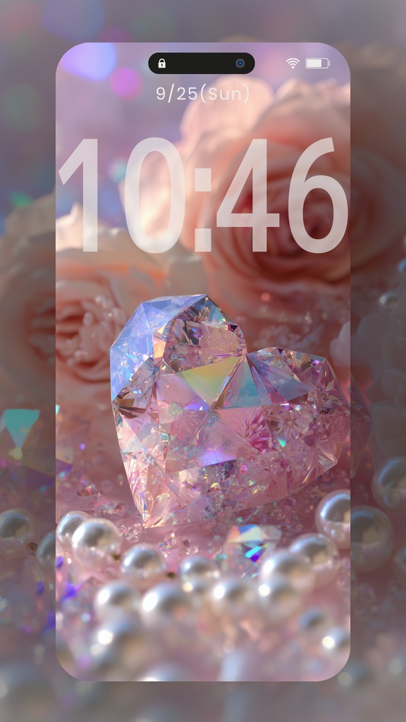 ぴんく系統の壁紙(SARAサインなし)9枚