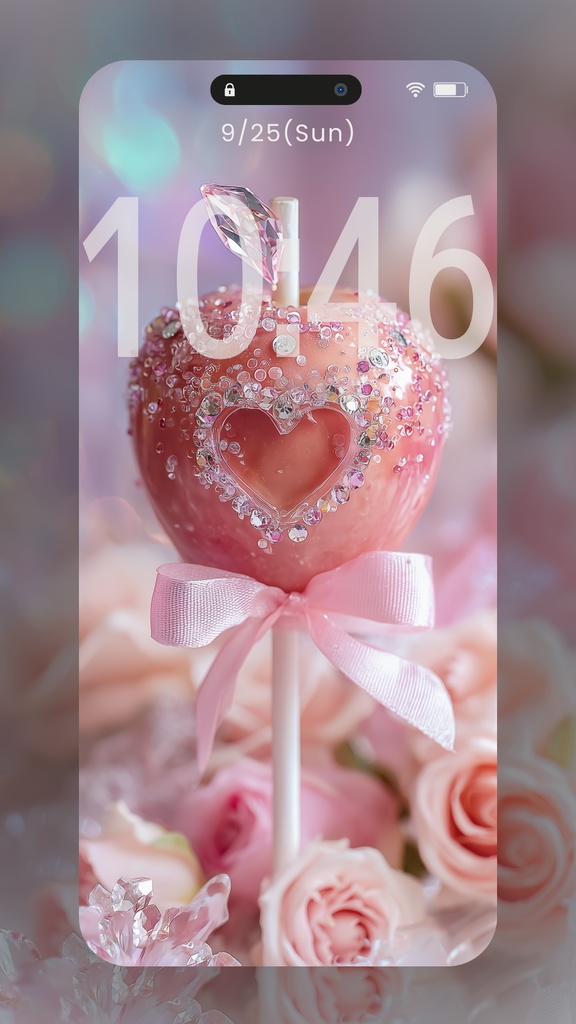 ぴんく系統の壁紙(SARAサインなし)9枚