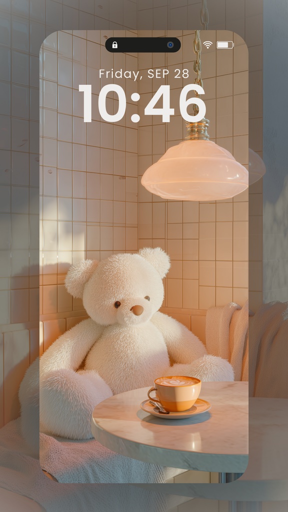 淡いピンクの壁紙(SARAサインなし)11枚