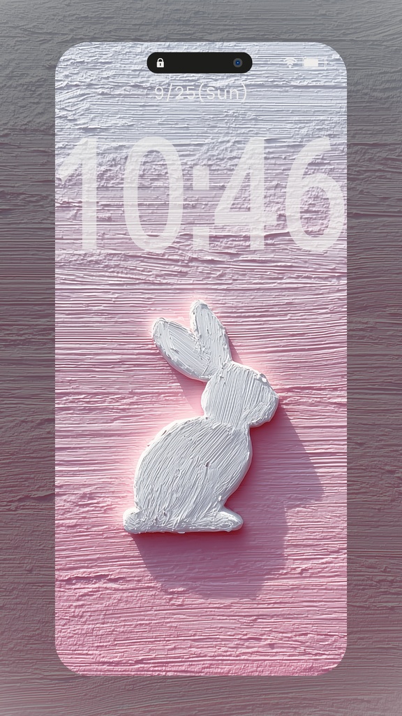 淡いピンクの壁紙(SARAサインなし)11枚