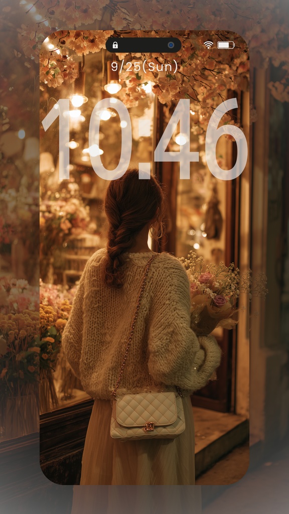 ブラウン~黒系統の壁紙(SARAサインなし)8枚