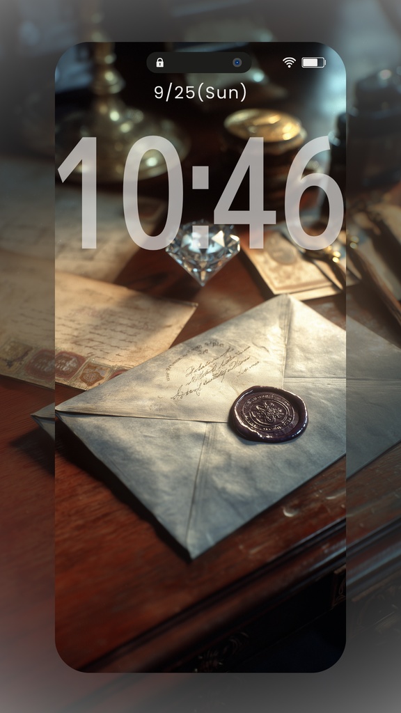 ブラウン~黒系統の壁紙(SARAサインなし)8枚