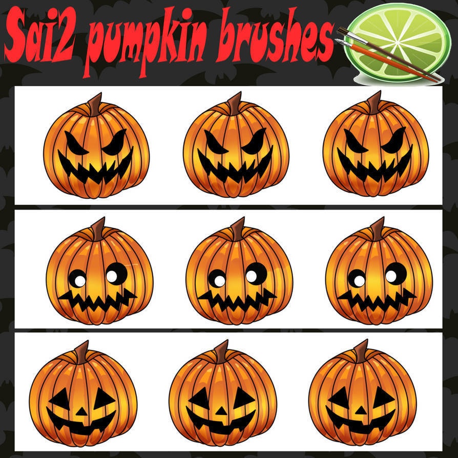SAI2 pumpkin brushes